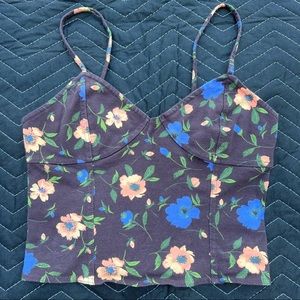 Floral Urban Outfitters Crop Top